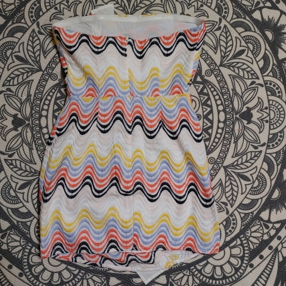 Tularosa Strapless Embroidered Ruffle Dress Size XS - Picture 7 of 15